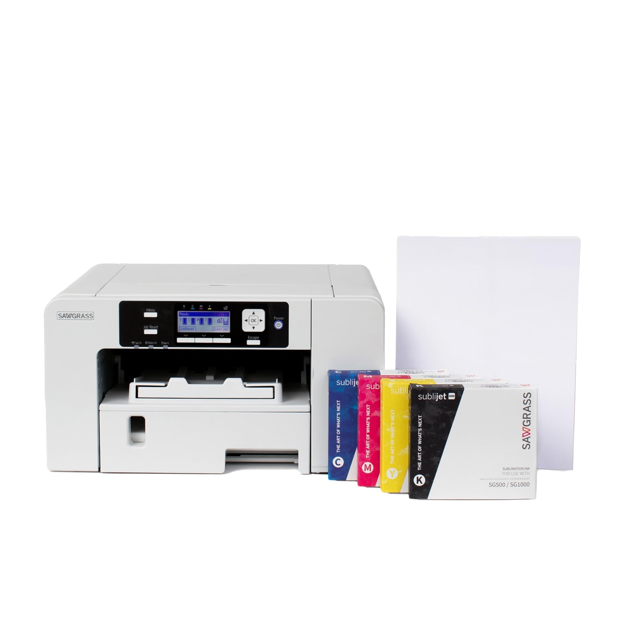 Sawgrass SG500 Sublimation Printer Starter Bundle for DIY Enthusiasts | Wi-Fi Connectivity | Create Custom Designs